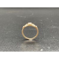 Ladies 10ct Yellow Gold Irish Claddagh Ring Fine Jewellery 3.4 Grams Size P