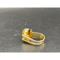 Ladies Solid 9ct Yellow Gold Ring Fine Jewellery 7.5 Grams Size UK K