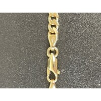 Mens Solid 24.4 Grams 9ct Yellow Gold Curb Link Necklace Fine Jewellery