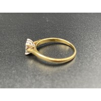 Ladies 18ct Yellow Gold Diamond Ring (Pre-Owned)