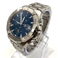 TAG Heuer Aquaracer Calibre 16 Automatic Chrono Blue Dial 43mm Mens Watch 