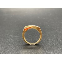 Unisex 18ct Yellow Gold Diamond Ring (Pre-Owned)