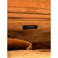 Colette by Colette Hayman Ladies Blue Handbag with Textured Faux Leather