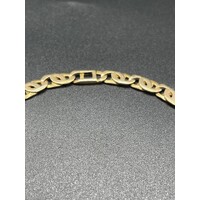 Unisex 9ct Yellow Gold Birdseye Link Bracelet (Pre-Owned)