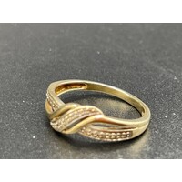 Ladies 9ct Yellow Gold Ring (Pre-Owned)