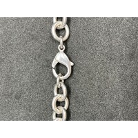 Ladies 925 Sterling Silver Belcher Necklace (Pre-Owned)