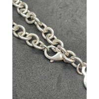 Ladies 925 Sterling Silver Belcher Bracelet