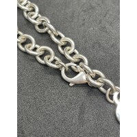 Ladies 925 Sterling Silver Belcher Bracelet (Brand New)