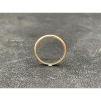 Ladies 18ct Yellow Gold Wedding Band Ring (Pre-Owned)