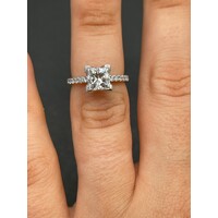 Ladies 18ct White Gold Engagement Diamond Ring (Pre-Owned)
