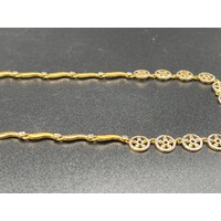 Ladies 22ct Fancy Link Gold Necklace (Pre-Owned)