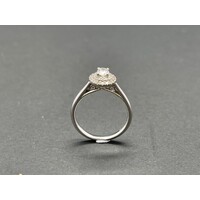 Ladies 14ct White Gold Diamond Engagement Ring (Pre-Owned)