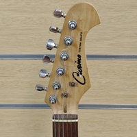 Casino Custom Series Red Strat Style Electric Guitar Missing Whammy Bar