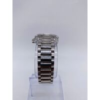 Longines L3 102 4 Admiral 30mm Diver Watch Silver Metal Band Analog Display