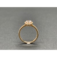 Ladies 14ct Yellow Gold Pandora Heart Ring (Pre-Owned)