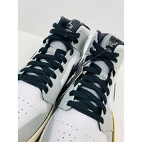 Air Jordan 1 Mid 554724 092 LT Smore Grey Men’s Shoes Size 10.5 US (Pre-owned)