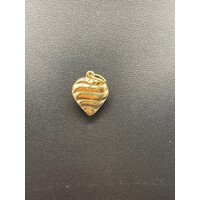 Ladies 18ct Yellow Gold Heart Pendant
