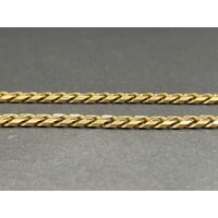 Unisex 9ct Yellow Gold Curb Link Necklace (Pre-Owned)