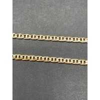 Men's 9ct Yellow Gold Anchor Link Necklace