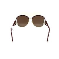 Christian Dior New Volute NOASQ 57 18 145 Gold Burgundy Womens Sunglasses