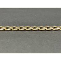 Mens 9ct Yellow Gold Curb Link Bracelet