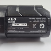 AEG 12V 2.0Ah Pro Lithium-Ion Battery & USB Powerbank Adapter Combo