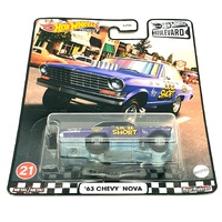 Hot Wheels Premium Boulevard 63 Chevy Nova Lil' II Short Purple GJT68