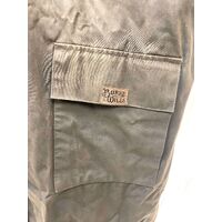 Burke & Wills Mens Balranald Oilskin Short Coat Brown Size 4XL