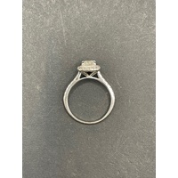 Ladies 18ct White Gold Diamond Engagement Ring