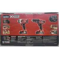 Ozito Power Xchange 18V Lithium-Ion Cordless 2 Piece Kit PXDDK-301