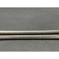 Unisex 925 Sterling Silver Rope Necklace