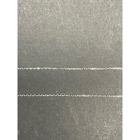 Ladies 9ct White Gold Belcher Link Chain & Zig Zag Pendant