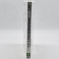 Mario Kart Wii Nintendo Game with Genuine Black Steering Wheel Attachment