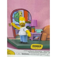 Jakks Pacific The Simpsons Living Room Diorama Playset 1/2 Scale Size