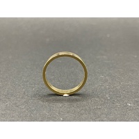 Unisex 18ct Yellow Gold Plain Band Ring