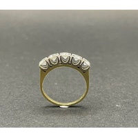 Ladies 18ct Yellow Gold Diamond Ring