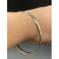 Ladies 9ct Yellow Gold Round Bangle