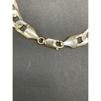 Mens 9ct Yellow Gold Curb Link Bracelet