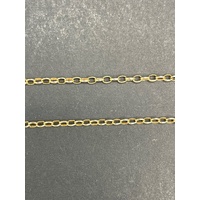 Ladies 9ct Yellow Gold Belcher Link Necklace