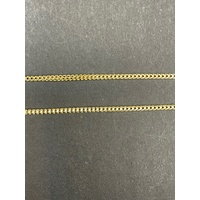 Unisex 18ct Yellow Gold Palma Link Necklace