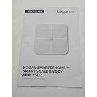 Kogan SmarterHome Scale and Body Analyser White KABODANWHTA 3kg-180kg