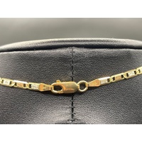 Ladies 18ct Yellow Gold Mariner Link Necklace