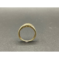 Ladies 9ct Yellow Gold Cubic Zirconia Ring