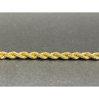 Ladies 10ct Yellow Gold Singapore Twist Link Bracelet