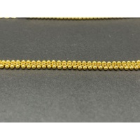 Ladies 22ct Yellow Gold Indian Filigree Fancy Necklace