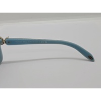 Tiffany & Co. TF4047B Black On Tiffany Blue Grey Gradient Ladies Sunglasses