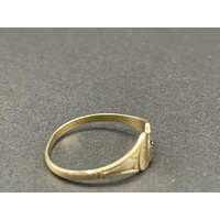 Child 9ct Yellow Gold Signet Ring
