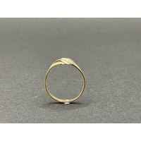Ladies 9ct Yellow Gold Pattern Ring