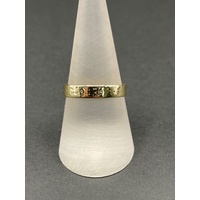 Unisex 9ct Yellow Gold Wedding Band Ring