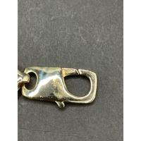 Mens 9ct Yellow Gold Curb Link Bracelet
